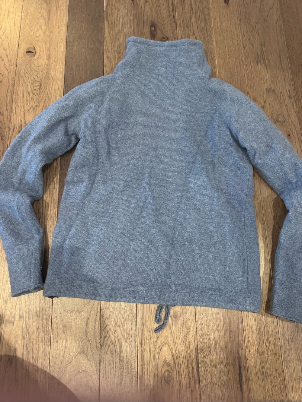 Holebrook Sweden blue windproof funnel neck wool sweater - Picture 2 of 9